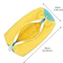 1/2个360°鞋类洗衣机袋，适用于所有鞋型 - 防变形、可机洗、可晾干、内衬柔软绒毛的保护性洗衣袋，非常适合运动鞋和休闲鞋。 - 彩色 - 查看 2