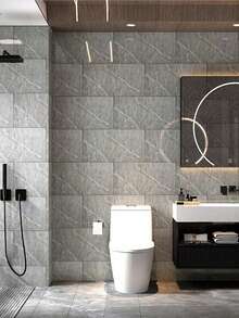 30片自粘仿大理石纹墙贴，乙烯基墙板，可移除可重复使用壁纸，适用于厨房、卧室、客厅、浴室家居装饰 - 彩色 - 查看 6