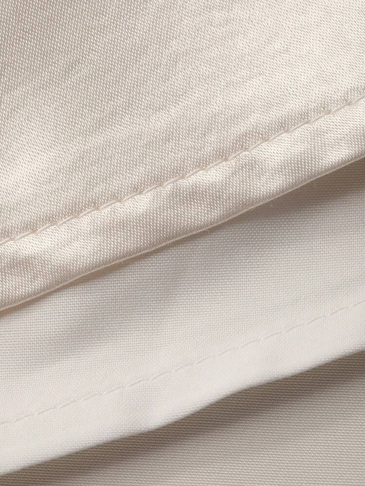 Women's Elegant Solid Color Belted V-Neck Blouse And Elastic Waist Skirt 2-Piece Set, Summer Spring,Wedding Guest Dress Women