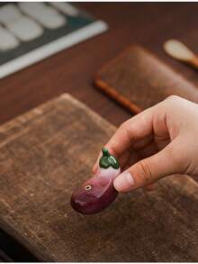 1 cái giá đỡ hương bằng gốm hình rau củ, đế hương, lư hương nhỏ, giá đựng hương, ghế đặt hương, giá đỡ bằng gốm trong nhà. - Nhiều màu - Xem 8