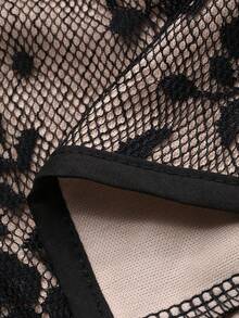 DAZY 女士优雅蕾丝系带衬衫，春夏款 - 黑色 - 查看 12