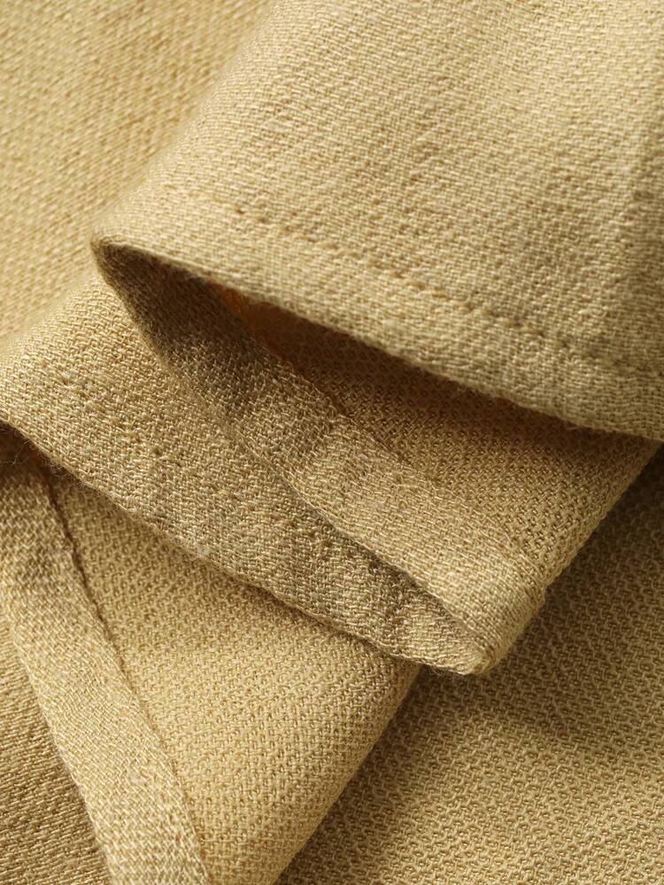 Women's Elegant Solid Color Asymmetric Vest & Skirt 2 Pieces Set, Spring/Summer