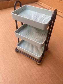 Miniature Model Mini Meal Cart BJD Miniature Food And Play Scene Storage Rack Model Storage Rack, Dollhouse 1:12, Dollhouse Decorative Ornaments, Miniature Scene Shooting Decorative Props, Miniature Model - Multicolor - View 4