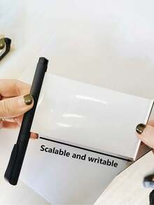 24 Self-Contained Blank Paper Pens, Surprise Exam Memo Pens, Portable And Smooth Writing - Black - View 5