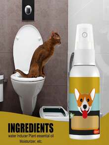 1PC/2Pcs,30ml Pet Potty Training Spray Effective Toilet Training Aid For Dogs Cats, Indoor Outdoor Urine Positioning Guide Spray - Multicolor - View 11