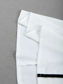 GlowEve Camisa casual versátil de mujer con cuello en V y abotonadura sencilla - Blanco - Ver 6