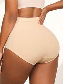 NudeFit 1pc Women's Seamless Comfortable Hipster Panty - Apricot - View 2