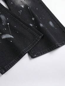 Manfinity EMRG Men's Pocket Distressed Casual Jeans - Black - View 8