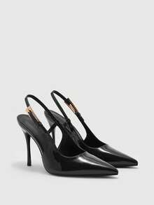 CUCCOO BIZCHIC Women's Black Bow-Trimmed Heel Strap Heels Are Perfect For Spring, Spring Break, Easter And Christmas. - Royal Blue - View 7