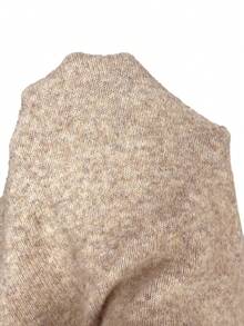 Poéselle Chaleco de punto con volantes para uso casual y de oficina para mujeres - Albaricoque - Ver 7