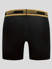 7pcs/Set Men's Letter Waistband Casual Boxer Briefs - Multicolor - View 2