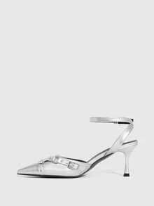 CUCCOO SZL Women Pumps - Silver - View 9