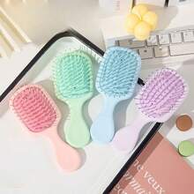 造型按摩头小气垫梳，软齿顺发梳，气垫长发便携式护发梳 - 彩色 - 查看 2