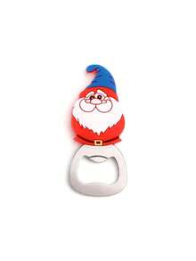 1pc Christmas Magnetic Bottle Opener, Cute Cartoon Stainless Steel Beer And Soda Bottle Opener, Christmas Patterns, Santa Claus, Christmas Tree, Snowman, Bear, Reindeer, Refrigerator Stickers, Catering Equipment And Supplies. - Multicolor - View 10