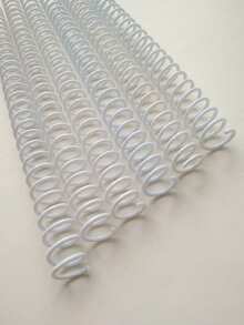 (1 Piece/Pack) 10Pcs Plastic Colorful Coil Binding Rings, PVC Binding Coils Suitable For A4, A5, B5 Books, Notebooks, Binders.