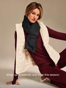 GLOWMODE Bufanda abullonada - Negro - Ver 2