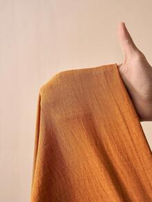 Zivah 2026春夏新款音乐节、复活节、圣帕特里克节、情人节、约会、西部风、游牧风、生日派对、毕业典礼、大学、学生、日常休闲、百搭、休闲、邮轮旅行、海滩、日光浴、热门单品、街头服饰、婚礼宾客波西米亚风、通勤、早午餐、机场、派对、假日郊游、办公装、露背系带上衣和阔腿褶皱棕色亚麻裤两件套 - 棕色 - 查看 10