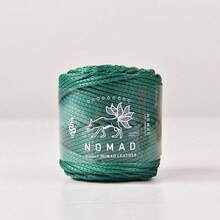 1 pieza 130g Cuerda de cuero sintético de poliéster y algodón de 2MM, hilo de tejido con hecho a mano de 50m, para decoración de pulseras, collares y cuentas de forma cultural y lúdica - Multicolor - Ver 20