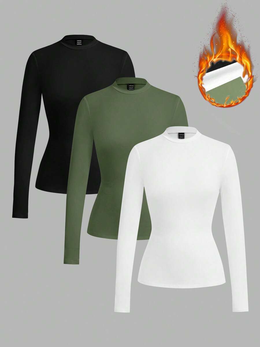 Ellevyn 3PCS Women T-Shirts - Multicolor - View 1