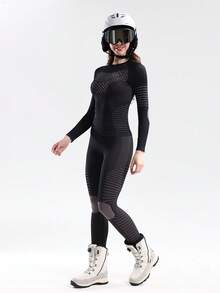 In My Nature 女士滑雪用吸湿排汗保暖内衣 - 粉色 - 查看 3