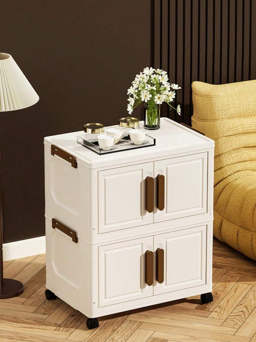 Hộp đựng đồ gấp gọn kiểu tủ, bàn đầu giường tiện dụng, hộp đựng đồ dự trữ cuối năm, hộp đựng quần áo mùa hè, hộp đựng đồ chơi phòng khách, tủ đựng đồ nhà bếp, tủ đựng đồ ăn vặt, tủ đựng đồ phòng tắm, tủ đựng đồ bằng nhựa nhiều tầng đơn giản và sang trọng - tủ đựng đồ chơi và đồ lặt vặt rộng rãi kiểu ngăn kéo, hộp đựng đồ gấp gọn và có thể tháo rời. - Nhiều màu - Xem 1