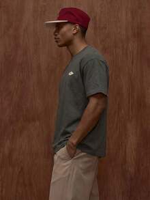 Musero 宽松短袖印花T恤 秋冬/春夏款 - 深灰色 - 查看 4