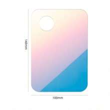 丙烯颜料调色盘，不锈钢调色刀，专业油画/丙烯画调色盘，防滑光滑调色托盘，适合艺术家、初学者、学生，圣诞节、生日、化妆、房间装饰、梳妆台、旅行、卧室、化妆配件、圣诞礼物、化妆品、化妆工具、便宜好物、礼物、女士礼物、圣诞礼物 - 彩色 - 查看 8