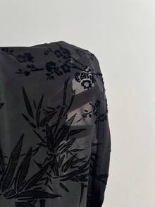 Elamini Áo hai dây màu đen gợi cảm, cổ nơ, chất liệu nhung, đa năng, thích hợp cho mùa hè, dành cho nữ. - màu đen - Xem 7