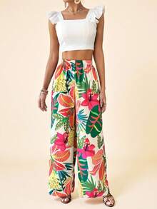 Coeurva Women's Simple Fashionable Casual Pants For Daily Wear - Multicolor - View 3