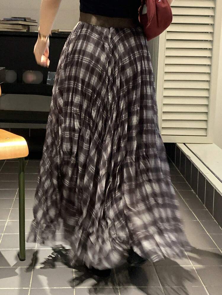 Women's Casual Textured Pattern Skirt, Spring/Summer