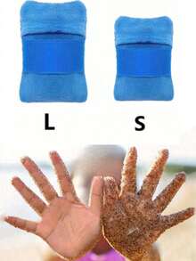 2 Pieces Beach Sand Remover, Suitable For Sand Removal Bags And Tools Such As Sandbags, Pouches, And Brushes, Without Talcum Powder. It Is A Must-Have For Beach Vacations And Camping, Summer Travel, Vacations, Bathroom Decoration, And Beach Supplies - Multicolor - View 3