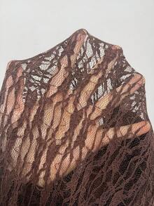 SHEIN PETITE Women's Fashion Sexy Tie-Dye Halter Backless Top , Winter ,Autumn Women ,Halloween,New Year , Thanksgiving For Women,Party ,Beach,Cute Tops - Multicolor - View 7