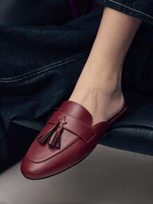 Mnmlis Women Flats Valentine's Day - Burgundy - View 5