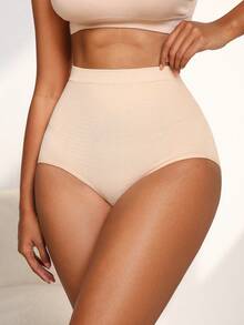 NudeFit 1pc Women's Seamless Comfortable Hipster Panty - Apricot - View 7