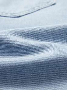 ROMWE MEN Street Life Men's Casual Distressed Pocket Denim Shorts - Blue - View 6