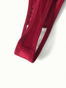 Bonmuse 3件套女士无缝纯色丁字裤 - 彩色 - 查看 5