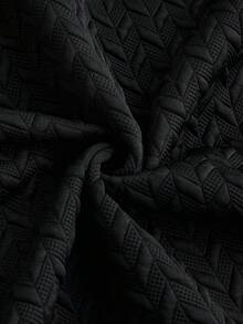 Core Aspect Męski, swobodny, patchworkowy zestaw polo, dzianina szydełkowa, czarny męski zestaw polo, patchworkowy, kontrastowy zestaw polo, 2 elementy, swobodny zestaw. Idealny prezent dla męża, chłopaka lub przyjaciela. - Wielokolorowe - Zobacz 3