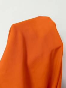 Rafferiza Women's Elegant Burnt Orange Midi Dress,Summer Plain Solid Color Spaghetti Strap Flared Hem Chic Strapless Sundress For Date - Orange Ignite - View 7