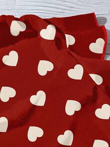 EMERY ROSE 女士休闲简约衬衫，适合夏季，短袖，心形印花，适合情人节穿着。 - 彩色 - 查看 5