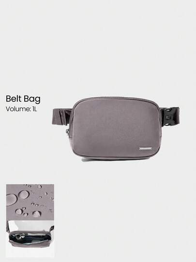 GLOWMODE 1L Zipper Everywhere-bältesväska Vattenavvisande midjeväskor med justerbar rem Höstvinter