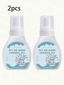 1件/2件装宠物免水清洁慕斯干洗沐浴泡泡猫狗免洗除臭剂 - 150ml - 查看 5