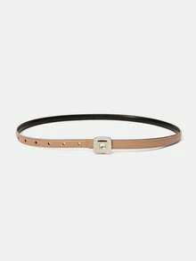 MOTF PREMIUM KHAKI COLOR RHINESTONE BUCKLE BELT - Khaki - View 6