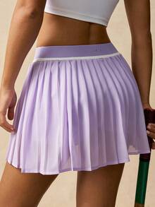 VARSIVA 夏季时尚百褶开衩运动裙短裤 - 彩色 - 查看 2