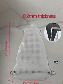 Premium Iron Protector Cover - Easy-Install Steam Iron Guard For All Fabric Types, Bag, Organizer, Storage(0.2mm Thickness)