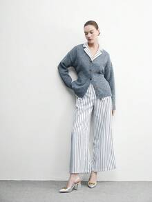 CUCCOO BIZCHIC 女士经典简约酒红色粗跟鞋，适合通勤、约会、派对、度假、圣诞节婚礼等各种场合。 - 亮白銀 - 查看 7