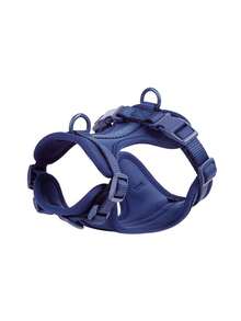 Lightweight Dog Chest Strap: Adjustable, Breathable Mesh Pet Tank Top Chest Strap With Soft And Comfortable Cushion, Non Pulling Pet Chest Strap With Adjustable Soft Cushion, Dog Tank Top, Breathable Mesh Pad, Macaron Color Pet Rope, Dog Collar, Traction Strap, Chest Strap Tank Top Style, Suitable For Small, Medium, And Large Dogs - Royal Blue - View 2