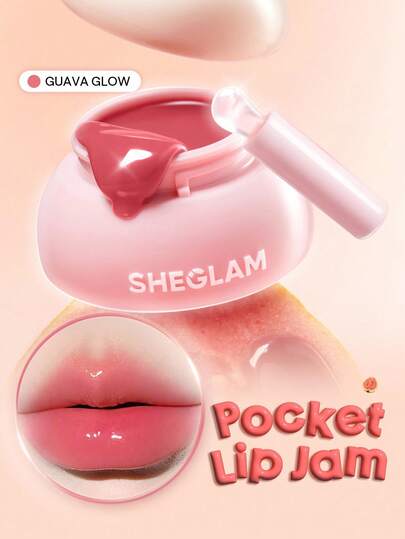 Hydra Jelly Pocket Lip Jam-Guava Glow Lip Combo Brand Beauty Makeup Face Paint Cosmetic For Women Girls Perfect For Winter Ideal For Y2K Fancy Fashion Suitable For Birthday Gift Party Ready Best Color