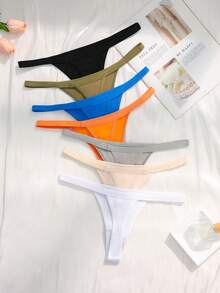 Eraneu 7pcs/Pack Seamless Underwear (Thong) Set