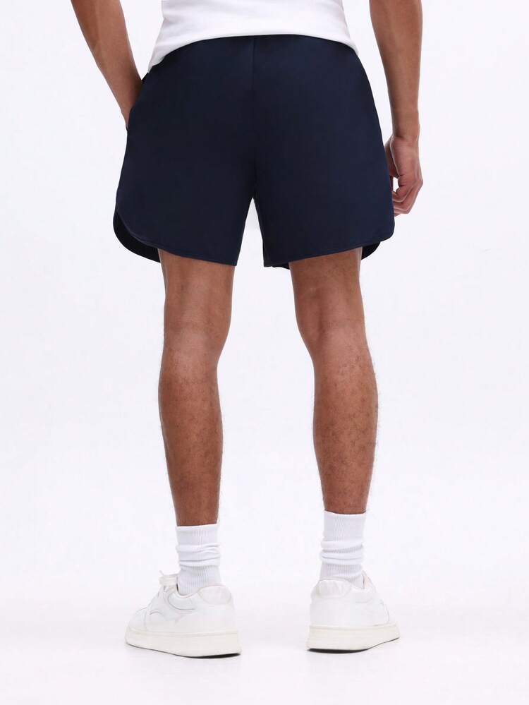 Curved Hem Short With Drawstring