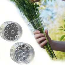 Bộ 1/2/4 giá đỡ thân hoa tái sử dụng: Giá đỡ thân hoa xoắn ốc bằng nhựa dùng cho cắm hoa. - Nhiều màu - Xem 4